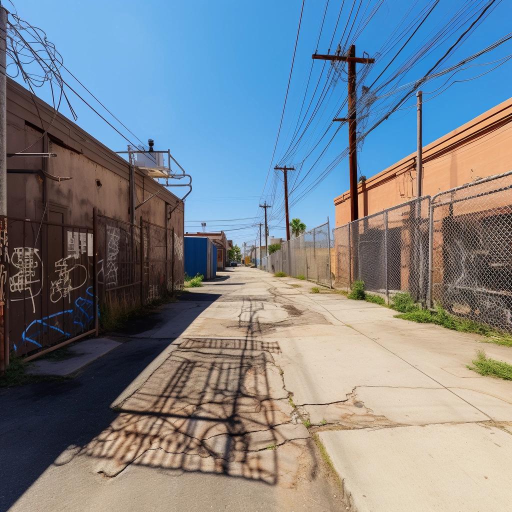 A Los Angeles alley was the scene of a knife murder, and the client hoped by using a 3D model combined with the surveillance footage to exclude himself based on the analysis of his height.
